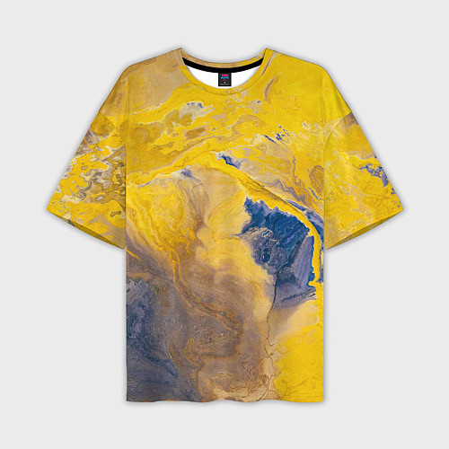 Мужская футболка оверсайз Пожар Красок / 3D-принт – фото 1