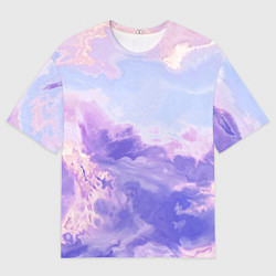 Футболка оверсайз мужская Муссон Красок, цвет: 3D-принт