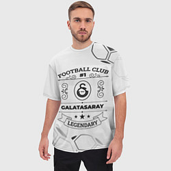 Футболка оверсайз мужская Galatasaray Football Club Number 1 Legendary, цвет: 3D-принт — фото 2