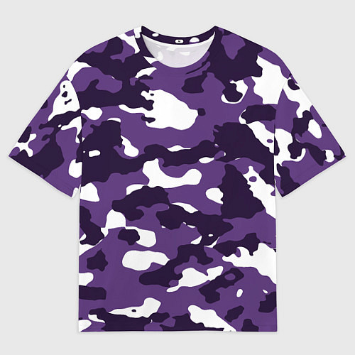 Мужская футболка оверсайз Amethyst Purple Аметист / 3D-принт – фото 1
