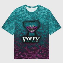 Мужская футболка оверсайз Poppy Playtime Huggy Waggy Поппи Плейтайм Хагги Ва