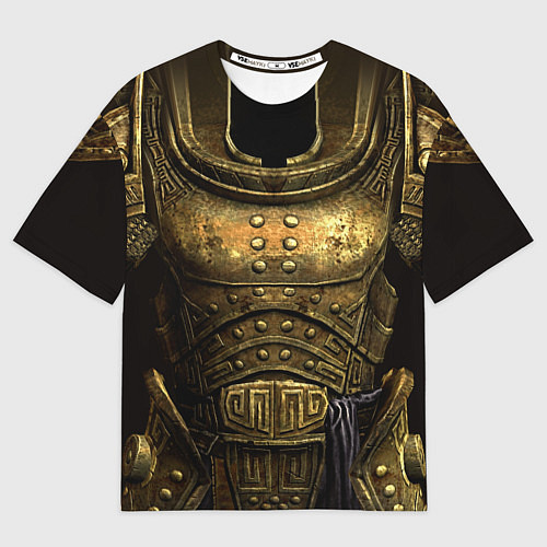 Мужская футболка оверсайз Двемерская броня из Skyrim / 3D-принт – фото 1