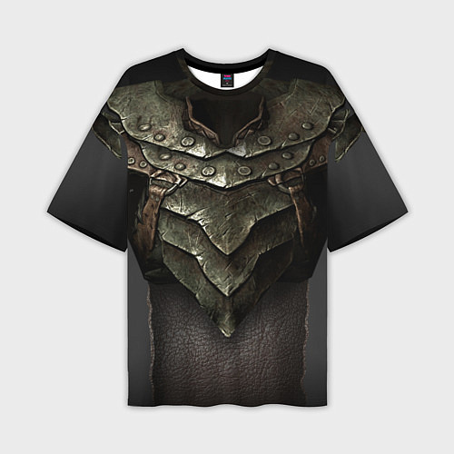 Мужская футболка оверсайз Орочья броня из SKYRIM / 3D-принт – фото 1