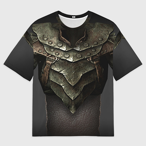 Мужская футболка оверсайз Орочья броня из SKYRIM / 3D-принт – фото 1