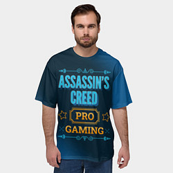 Футболка оверсайз мужская Игра Assassins Creed: PRO Gaming, цвет: 3D-принт — фото 2