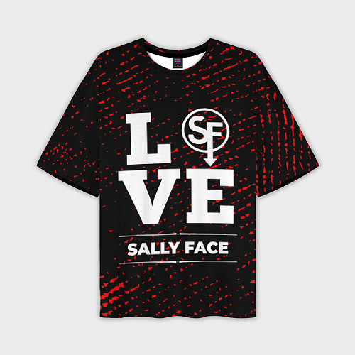 Мужская футболка оверсайз Sally Face Love Классика / 3D-принт – фото 1