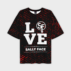 Мужская футболка оверсайз Sally Face Love Классика