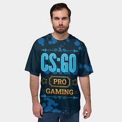 Футболка оверсайз мужская Игра CS:GO: PRO Gaming, цвет: 3D-принт — фото 2