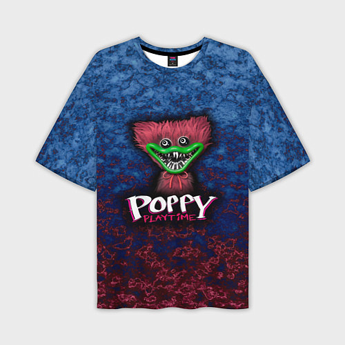Мужская футболка оверсайз Poppy playtime Haggy Waggy Хагги Вагги Поппи плейт / 3D-принт – фото 1