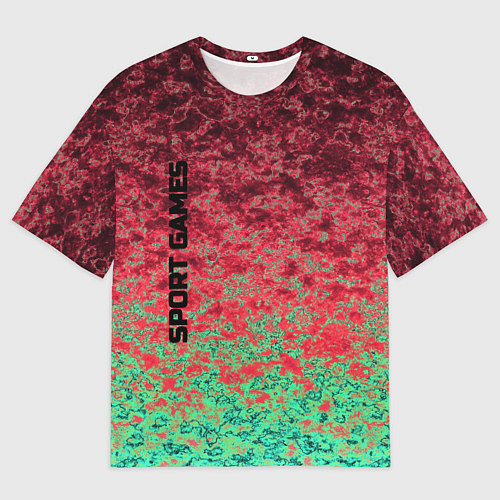 Мужская футболка оверсайз SPORT GAMES Спортивные игры / 3D-принт – фото 1