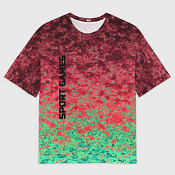 Мужская футболка оверсайз SPORT GAMES Спортивные игры