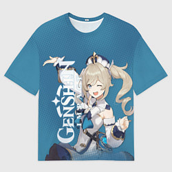 Мужская футболка оверсайз Барбара-сияющая звездочка