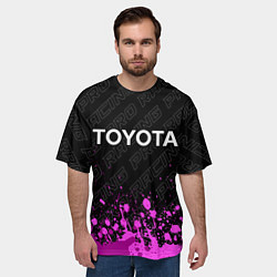Футболка оверсайз мужская Toyota Pro Racing, цвет: 3D-принт — фото 2