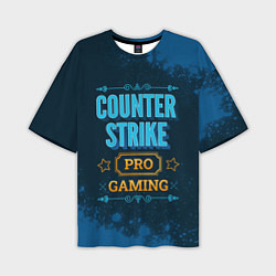 Мужская футболка оверсайз Игра Counter Strike: PRO Gaming