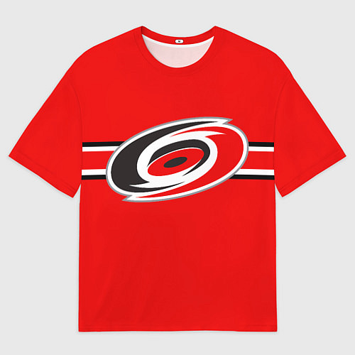 Мужская футболка оверсайз Каролина Харрикейнз форма / 3D-принт – фото 1