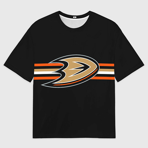 Мужская футболка оверсайз Анахайм Дакс форма / 3D-принт – фото 1