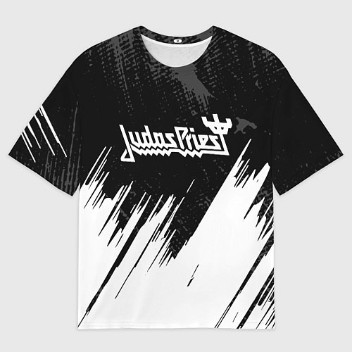 Мужская футболка оверсайз Judas Priest metal / 3D-принт – фото 1