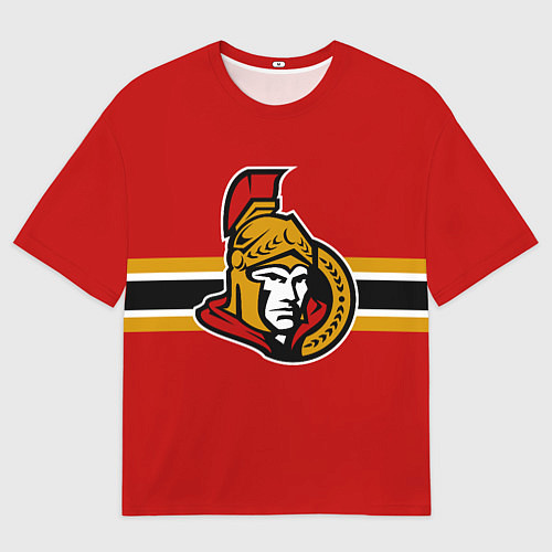 Мужская футболка оверсайз Оттава Сенаторз форма / 3D-принт – фото 1