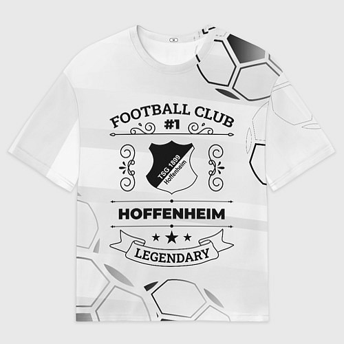 Мужская футболка оверсайз Hoffenheim Football Club Number 1 Legendary / 3D-принт – фото 1