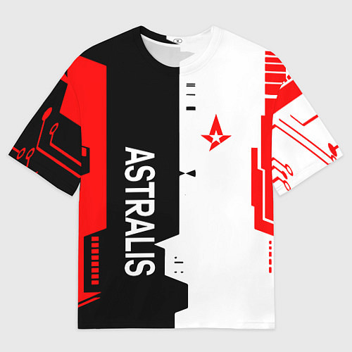 Мужская футболка оверсайз ASTRALIS ЗВЕЗДА / 3D-принт – фото 1