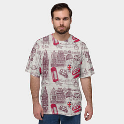 Футболка оверсайз мужская OLD LONDON, цвет: 3D-принт — фото 2