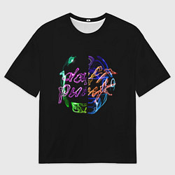 Мужская футболка оверсайз Daft punk фанк