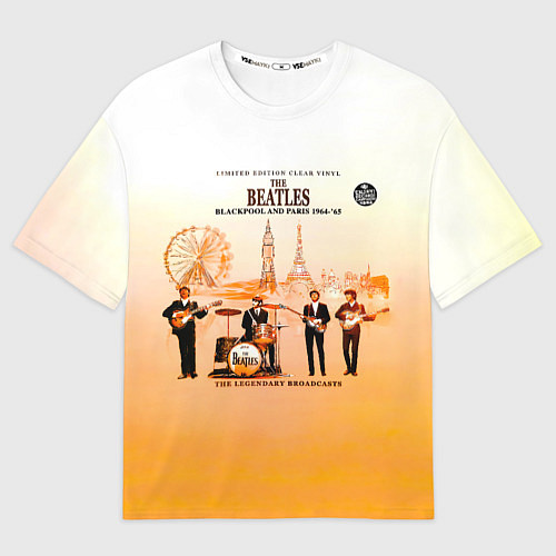 Мужская футболка оверсайз The Beatles Blackpool And Paris 1964-65 / 3D-принт – фото 1