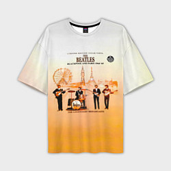 Мужская футболка оверсайз The Beatles Blackpool And Paris 1964-65