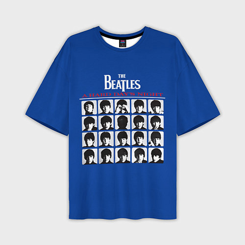 Мужская футболка оверсайз The Beatles - A Hard Days Night / 3D-принт – фото 1