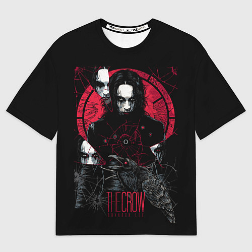 Мужская футболка оверсайз Брэндон Ли - фильм Ворон / 3D-принт – фото 1