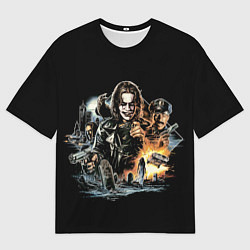 Мужская футболка оверсайз Фильм Ворон, Постер The Crow