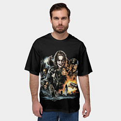 Футболка оверсайз мужская Фильм Ворон, Постер The Crow, цвет: 3D-принт — фото 2