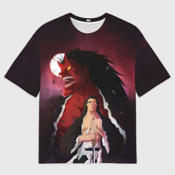 Мужская футболка оверсайз Зараки Кенпачи