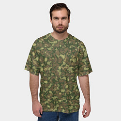 Футболка оверсайз мужская Камуфляж цифровой Флора-1 пиксель, цвет: 3D-принт — фото 2