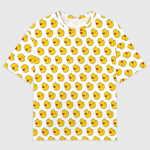 Мужская футболка оверсайз Ути белый / 3D-принт – фото 1