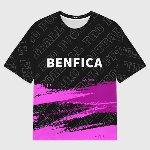 Мужская футболка оверсайз Benfica Pro Football / 3D-принт – фото 1