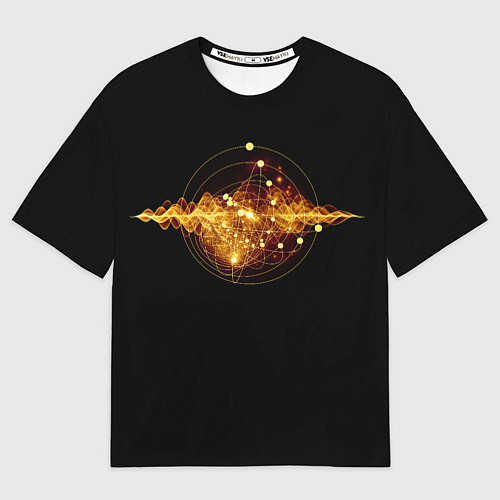 Мужская футболка оверсайз Квантовая механика / 3D-принт – фото 1