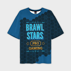 Мужская футболка оверсайз Игра Brawl Stars: PRO Gaming