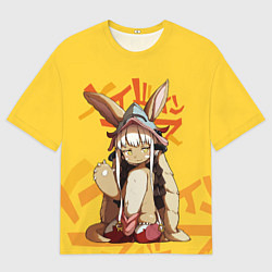 Мужская футболка оверсайз Made in Abyss Наначи