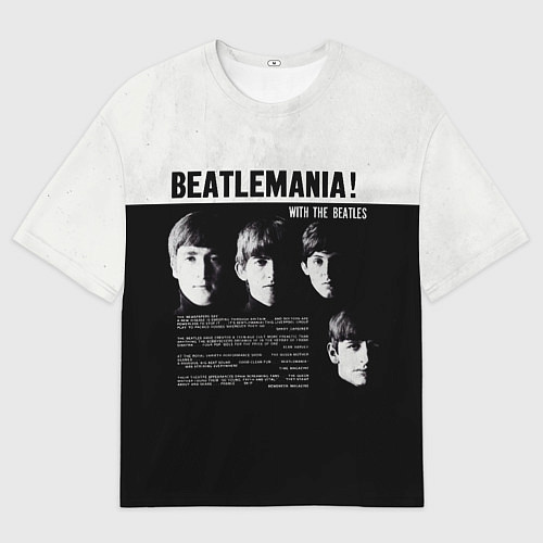 Мужская футболка оверсайз With The Beatles Битломания / 3D-принт – фото 1