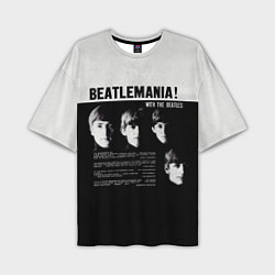 Мужская футболка оверсайз With The Beatles Битломания