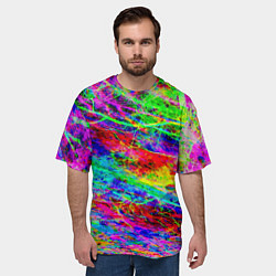 Футболка оверсайз мужская Пожар в лесу, цвет: 3D-принт — фото 2