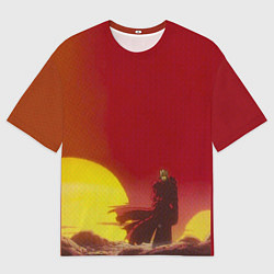 Мужская футболка оверсайз Триган Вэш