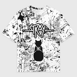 Футболка оверсайз мужская STRAY Cyberpunk, цвет: 3D-принт