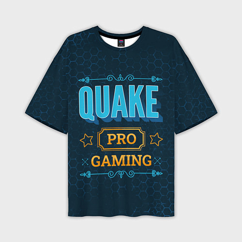 Мужская футболка оверсайз Игра Quake: pro gaming / 3D-принт – фото 1
