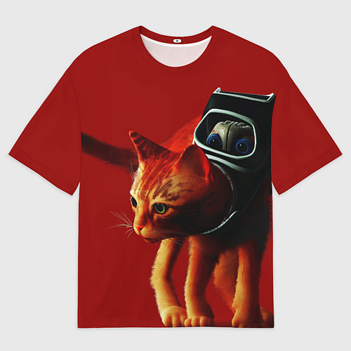 Мужская футболка оверсайз Бездомный и B-12 / 3D-принт – фото 1