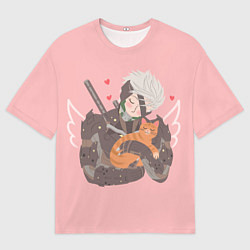 Мужская футболка оверсайз Райден и Бродяга