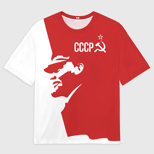 Мужская футболка оверсайз СССР Владимир Ильич Ленин / 3D-принт – фото 1