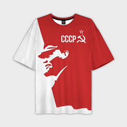 Футболка оверсайз мужская СССР Владимир Ильич Ленин, цвет: 3D-принт