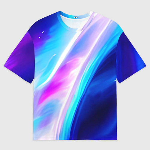 Мужская футболка оверсайз Звездная вспышка / 3D-принт – фото 1